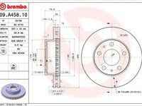 Disc frana CITROEN JUMPER bus BREMBO 09A45810