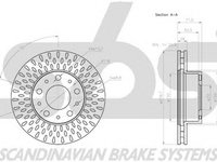 Disc frana CITROEN JUMPER bus sbs 1815201958