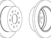 Disc frana CITROEN JUMPER platou sasiu 230 FERODO DDF1144