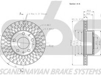 Disc frana CITROEN JUMPER platou sasiu sbs 1815311941