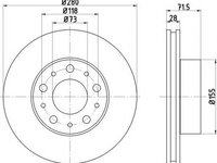 Disc frana CITROEN JUMPER platou sasiu TEXTAR 92275003