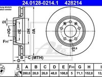 Disc frana CITROEN JUMPY ATE 24012802141