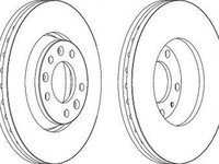 Disc frana CITROEN JUMPY caroserie FERODO DDF1601