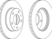 Disc frana Citroen RELAY bus (230P), FIAT DUCATO caroserie (230L), PEUGEOT BOXER bus (230P) - WAGNER WGR0768-1