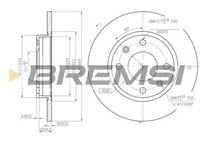 Disc frana CITROEN SAXO S0 S1 BREMSI DBA059S