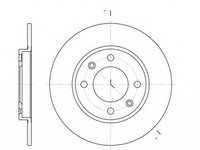 Disc frana CITROEN SAXO S0 S1 ROADHOUSE 6128