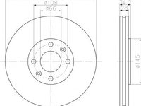 Disc frana Citroen XANTIA (X1), Citroen XANTIA (X2), Citroen XANTIA Estate (X2) - HELLA PAGID 8DD 355 107-841