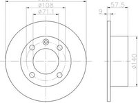 Disc frana Citroen XANTIA (X1), Citroen XANTIA (X2) - MINTEX MDC802