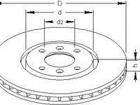 Disc frana Citroen XANTIA (X1), Citroen XANTIA Estate (X1), PEUGEOT 406 limuzina (8B) - TOPRAN 720 245