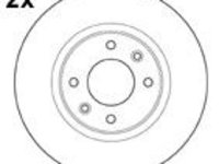 Disc frana Citroen XANTIA (X1), Citroen XANTIA Estate (X1), PEUGEOT 406 limuzina (8B) - MAPCO 15325/2