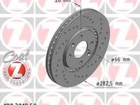 Disc frana Citroen XANTIA (X1), Citroen XANTIA Estate (X1), PEUGEOT 406 limuzina (8B) - ZIMMERMANN 180.3012.52