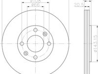 Disc frana Citroen XANTIA (X1), Citroen ZX (N2), PEUGEOT 305 Mk II combi (581E) - TEXTAR 92048103