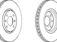 Disc frana CITROEN XANTIA X1 FERODO DDF1106