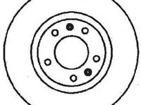 Disc frana Citroen XM (Y3), Citroen XM Estate (Y3), PEUGEOT 605 limuzina (6B) - JURID 561616JC