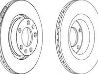 Disc frana CITROEN XM Y3 FERODO DDF228