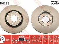 Disc frana CITROEN XSARA N1 TRW DF4183