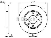 Disc frana Citroen ZX (N2), PEUGEOT 306 hatchback (7A, 7C, N3, N5), PEUGEOT 306 Cabriolet (7D, N3, N5) - BOSCH 0 986 478 464