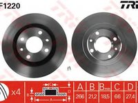 Disc frana CITROEN ZX N2 TRW DF1220