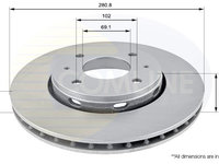 Disc frana COMLINE ADC0352V