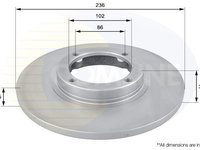 Disc frana COMLINE ADC1009