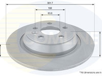 Disc frana COMLINE ADC1240