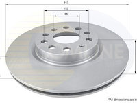 Disc frana COMLINE ADC1449V