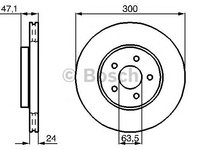 Disc frana cu strat anticoroziv (punte fata) FORD MONDEO Mk III limuzina (B4Y) - OEM - MAXGEAR: 19-0811MAX - W02155886 - LIVRARE DIN STOC in 24 ore!!!