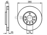 Disc frana cu strat anticoroziv (punte fata) OPEL VECTRA C - OEM - MAXGEAR: 19-0812MAX - W02155889 - LIVRARE DIN STOC in 24 ore!!!