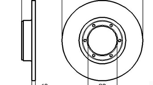 DISC FRANA DACIA 1310 LPR R1011P