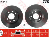 Disc frana DACIA 1410 combi (1994 - 1998) TRW DF1013