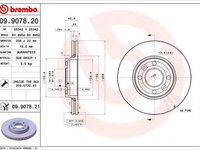 Disc frana DACIA DOKKER Express BREMBO 09907820