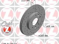 Disc frana DACIA DUSTER, RENAULT DUSTER - ZIMMERMANN 470.2439.52