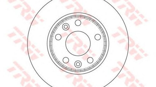 Disc frana DACIA DUSTER TRW DF6199