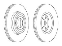 Disc frana DACIA LODGY (2012 - 2016) OE 402061200R piesa NOUA