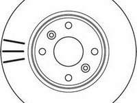 Disc frana DACIA LODGY JURID 562103JC