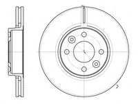 Disc frana DACIA LOGAN EXPRESS (FS) (2009 - 2016) REMSA 6683.10 piesa NOUA