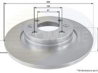 Disc frana DACIA LOGAN EXPRESS (FS) (2009 - 2016) COMLINE ADC2709 piesa NOUA