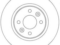 Disc frana DACIA LOGAN II (2012 - 2016) JURID 562293JC piesa NOUA