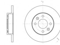 Disc frana DACIA LOGAN (LS) (2004 - 2016) REMSA 6067.00 piesa NOUA