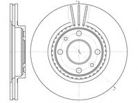 Disc frana DACIA LOGAN (LS) (2004 - 2016) REMSA 6144.10 piesa NOUA