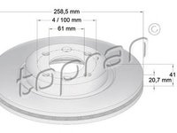 Disc frana DACIA LOGAN LS TOPRAN 700180