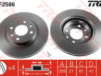 Disc frana DACIA LOGAN MCV (KS_) (2007 - 2016) QWP WBD110