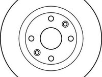 Disc frana DACIA LOGAN MCV KS TRW DF2586