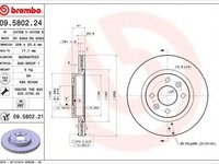 Disc frana DACIA SANDERO BREMBO 09580224