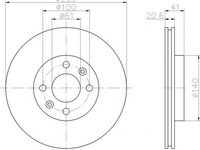 Disc frana DACIA SANDERO II TEXTAR 92100903