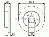 Disc frana DACIA SOLENZA BOSCH 0986479R52