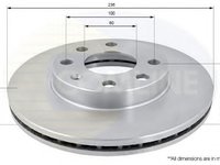 Disc frana DAEWOO CIELO (KLETN) (1995 - 1997) COMLINE ADC1008V piesa NOUA