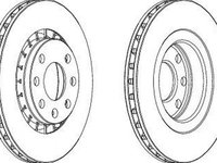 Disc frana DAEWOO CIELO KLETN FERODO DDF206