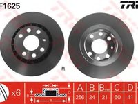 Disc frana DAEWOO CIELO limuzina (KLETN) (1995 - 2008) TRW DF1625 piesa NOUA