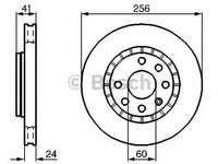 Disc frana DAEWOO ESPERO (KLEJ) (1991 - 1999) BOSCH 0 986 478 327 piesa NOUA